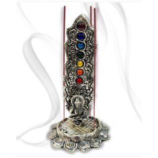 Incensario VERTICAL Metal Diseño Buda